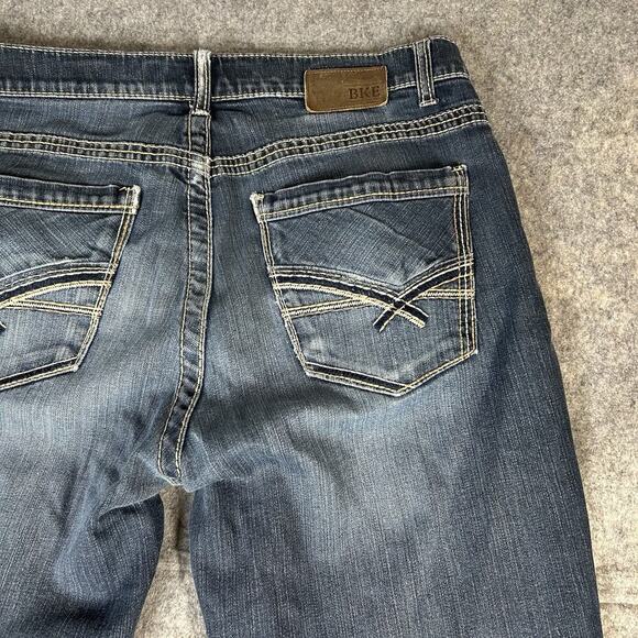 BKE Jeans Men’s Size 36x31 Blue Tyler Straight Leg Stretch Denim 5 Pocket Casual - Picture 10 of 13